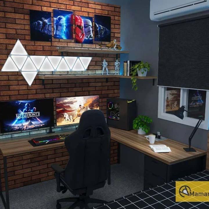 10 Desain Kamar Gaming Low Budget Yang Estetik, Yuk Bikin! RonaGriya